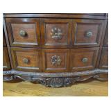 9 DRAWER WOODEN DRESSER WITH MIRROR AND MARBLE TOP 9 DRAWER WOODEN DRESSER WITH MIRROR AND MARBLE TOP