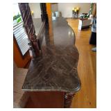 9 DRAWER WOODEN DRESSER WITH MIRROR AND MARBLE TOP 9 DRAWER WOODEN DRESSER WITH MIRROR AND MARBLE TOP