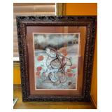 PROFESSIONALLY FRAMED AND MATTED Illustration of "Heartache" by Caitlin Hackett. PROFESSIONALLY FRAMED AND MATTED Illustration of "Heartache" by Caitlin Hackett.