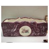 CERAMIC LETTER BOX, VICTORIAN PICTURE, POCKET PURSE, METAL BREAD CRUMB TRAYS ( MADE IN OCCUPIED JAPAN)  PORCELAIN DOLL 9" CERAMIC LETTER BOX, VICTORIAN PICTURE, POCKET PURSE, METAL BREAD CRUMB TRAYS ( MADE IN OCCUPIED JAPAN)  PORCELAIN DOLL 9"