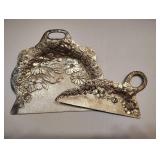 CERAMIC LETTER BOX, VICTORIAN PICTURE, POCKET PURSE, METAL BREAD CRUMB TRAYS ( MADE IN OCCUPIED JAPAN)  PORCELAIN DOLL 9" CERAMIC LETTER BOX, VICTORIAN PICTURE, POCKET PURSE, METAL BREAD CRUMB TRAYS ( MADE IN OCCUPIED JAPAN)  PORCELAIN DOLL 9"