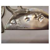 CERAMIC LETTER BOX, VICTORIAN PICTURE, POCKET PURSE, METAL BREAD CRUMB TRAYS ( MADE IN OCCUPIED JAPAN)  PORCELAIN DOLL 9" CERAMIC LETTER BOX, VICTORIAN PICTURE, POCKET PURSE, METAL BREAD CRUMB TRAYS ( MADE IN OCCUPIED JAPAN)  PORCELAIN DOLL 9"