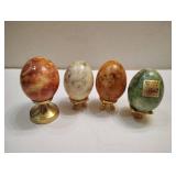 Lefton ALABASTER EGGS WITH STANDS Lefton ALABASTER EGGS WITH STANDS