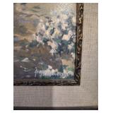 FRAMED ART PRINT TITLED "Italian Villa I" by artist Allayn Stevens. FRAMED ART PRINT TITLED "Italian Villa I" by artist Allayn Stevens.