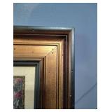 FRAMED ART PRINT TITLED "Italian Villa I" by artist Allayn Stevens. FRAMED ART PRINT TITLED "Italian Villa I" by artist Allayn Stevens.