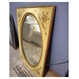 Colorful Wood Framed OVAL MIRROR 24X36 Colorful Wood Framed OVAL MIRROR 24X36