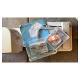 EXCELLENT FIND! BROTHER SEWING MACHINE POWERS UP, LOTS OF ACCESSORIES AND NOTIONS INCLUDED EXCELLENT FIND! BROTHER SEWING MACHINE POWERS UP, LOTS OF ACCESSORIES AND NOTIONS INCLUDED