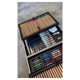 NIP PACKAGE ART SUPPLIES KIT IN ALUMINUM CASE NIP PACKAGE ART SUPPLIES KIT IN ALUMINUM CASE