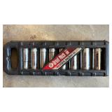 GREAT NECK NINE PC METRIC DEEP SOCKET SET GREAT NECK NINE PC METRIC DEEP SOCKET SET