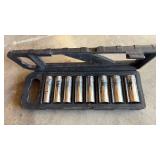 GREAT NECK NINE PC METRIC DEEP SOCKET SET GREAT NECK NINE PC METRIC DEEP SOCKET SET