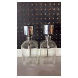 MCM PUMP STYLE DECANTER PAIR MCM PUMP STYLE DECANTER PAIR