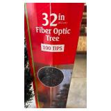 HEAVY DUTY SNOWMAN WELCOME MAT AND 32 INCH FIBER OPTIC TREE HEAVY DUTY SNOWMAN WELCOME MAT AND 32 INCH FIBER OPTIC TREE