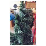 HEAVY DUTY SNOWMAN WELCOME MAT AND 32 INCH FIBER OPTIC TREE HEAVY DUTY SNOWMAN WELCOME MAT AND 32 INCH FIBER OPTIC TREE