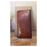 GOOD LEATHER WALLET WITH TOOLED COVER GOOD LEATHER WALLET WITH TOOLED COVER