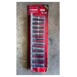 NIP HUSKY ELEVEN PIECE DEEP SOCKET SET NIP HUSKY ELEVEN PIECE DEEP SOCKET SET