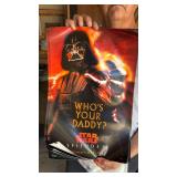 SEVERAL STAR WARS GLOSSY FLYERS SEVERAL STAR WARS GLOSSY FLYERS