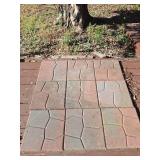 (9) 16 x 16 x 1 Concrete Pavers (9) 16 x 16 x 1 Concrete Pavers
