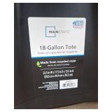 (8) Like New Totes with Lids (8) Like New Totes with Lids