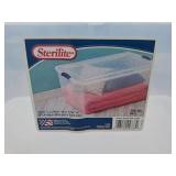 2 Like New Totes with Lids 2 Like New Totes with Lids