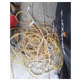 Bundle of Yellow and White Extension Cords Bundle of Yellow and White Extension Cords