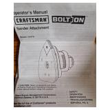 Craftsman Bolt-On Multi-Tool System with Attachments Craftsman Bolt-On Multi-Tool System with Attachments