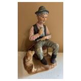 Porcelain Sheriff Figurine Approximately 8 Inches Tall Porcelain Sheriff Figurine Approximately 8 Inches Tall