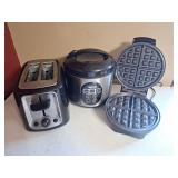 TOASTER, RICE COOKER, WAFFLE MAKER TOASTER, RICE COOKER, WAFFLE MAKER