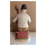 Porcelain Musician Figurine with Double Bass Approximately 8 Inches Tall Porcelain Musician Figurine with Double Bass Approximately 8 Inches Tall