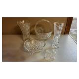 Vintage Glassware and Towle Crystal Salt and Pepper Shakers Vintage Glassware and Towle Crystal Salt and Pepper Shakers