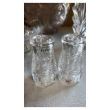 Vintage Glassware and Towle Crystal Salt and Pepper Shakers Vintage Glassware and Towle Crystal Salt and Pepper Shakers