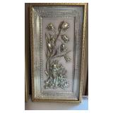 Very Cool! 1950’s 3D Metallic Wall Decor Very Cool! 1950’s 3D Metallic Wall Decor