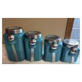 Kitchen Canisters w/ Hanging Scoops Kitchen Canisters w/ Hanging Scoops
