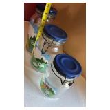 1982 Nuna Design Glass Containers with Ceramic Lids 1982 Nuna Design Glass Containers with Ceramic Lids