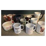 Assorted Decorative Mugs Collection Assorted Decorative Mugs Collection