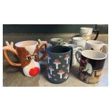Assorted Decorative Mugs Collection Assorted Decorative Mugs Collection
