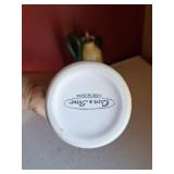 Hand-Painted Fruit Design Oil and Vinegar Cruet Set Hand-Painted Fruit Design Oil and Vinegar Cruet Set