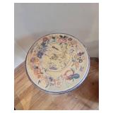 Hand-Painted Floral Side Table/Plant Stand Hand-Painted Floral Side Table/Plant Stand