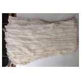 WITH TAGS STILL VINTAGE STYLE TOP SIZE MEDIUM AND IVORY COLOR SCARF WITH TAGS STILL VINTAGE STYLE TOP SIZE MEDIUM AND IVORY COLOR SCARF