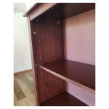 Wood Bookshelf - 29.5 W x 13.5in D x 56.5in T - with Adjustable Shelves
