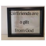 Triple Wine Bottle Caddy, Cog Design B/O Wall Clock, "Girlfriends" Wall Decor, Glass/Crystal Vases, Thirsty Stone Coasters, Votives, Wax Melts, & Rue 21 3-Wick Candle