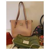 Lot of 7 Purses: Jaclyn Smith, Shydiva Co., Apt. 9, & Anne Klein