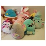 Large Lot of Plush Toys - and Netting Holder Hammock