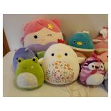 Large Lot of Plush Toys - and Netting Holder Hammock