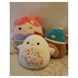 Large Lot of Plush Toys - and Netting Holder Hammock