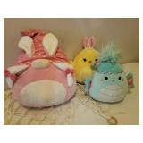 Large Lot of Plush Toys - and Netting Holder Hammock