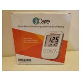 Weight Watchers Bathroom Scale with Manual, iCare Blood Glucose Monitoring System Kit, ProCare Braces, Bally Back Brace Wrap, and Foot Massager Tool