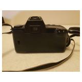 CANON EOS Rebel XS Camera with Manual, Accessories, 3 Rolls of 400 Color Film & Case, Large Adjustable Camera Tripod, and Targus Camera Tripod in Case