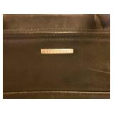 Black Leather Lap Top Computer Briefcases - 1 is Perry Ellis, 1 is Canyon Outback Leather Goods - Stamped Beechcraft
