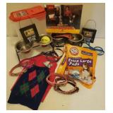 Pet Supplies & Decor, Dog Sweaters. Pet Food Dispenser, and Water/Food Bows & Stands