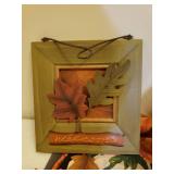 Fall Decor Candle Rings, Sunflower Seat Covers, Arrangement Foam, Hand Painted Light Up Gourd Ghost, and Welcome Fall Sign